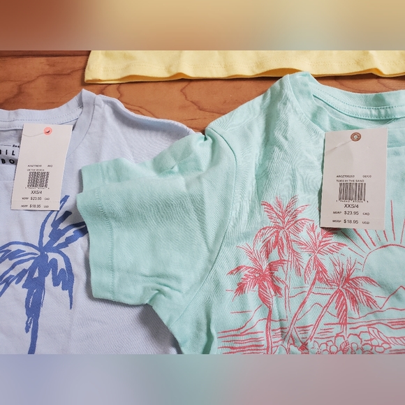 NEW 3 Billabong toddler t-shirts - xxs - Picture 2 of 2
